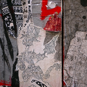 Streetart de la collection de photos clin d'oeil.